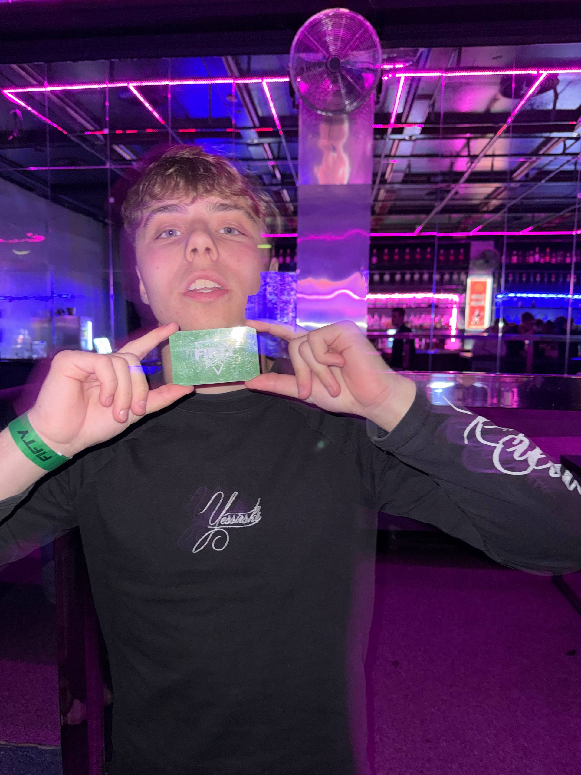 MC ZORRO under late-night club light